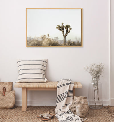 Sylvie Joshua Tree Landscape Framed Canvas by Saint and Sailor Studios