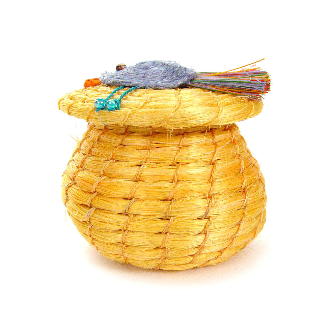Singing Birdie Tiny Basket by Mbare Ltd - product image 4 for Resin Society