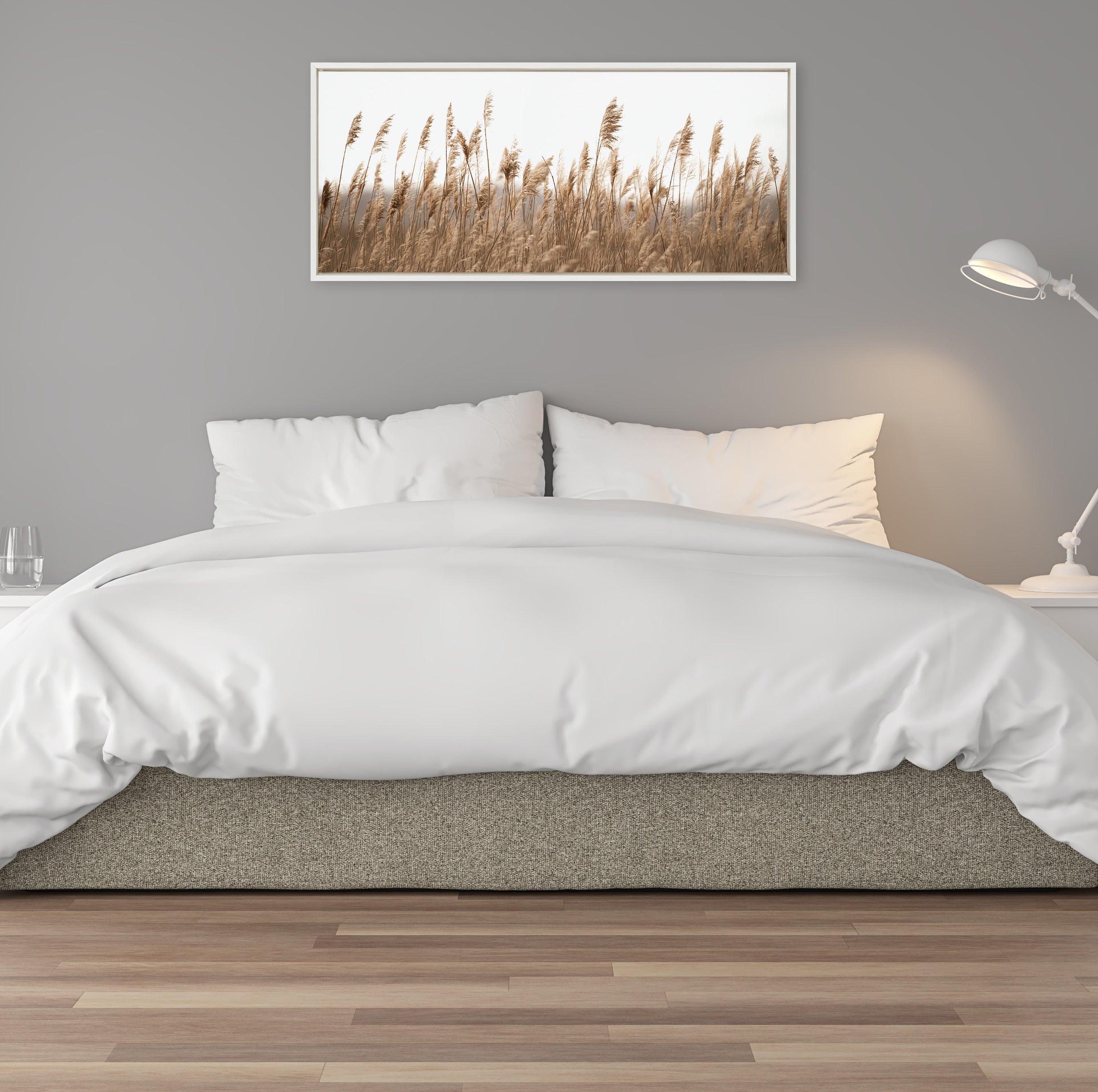 Sylvie Marsh Grass No 14 Framed Canvas by Crystal Lynn Collins