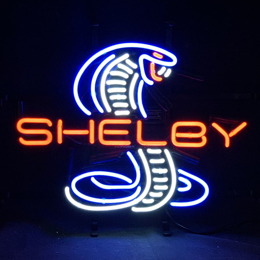 Red Shelby Auto Car Blue Cobra Neon Light Sign by Neon Signs Land - product image 3 for Resin Society