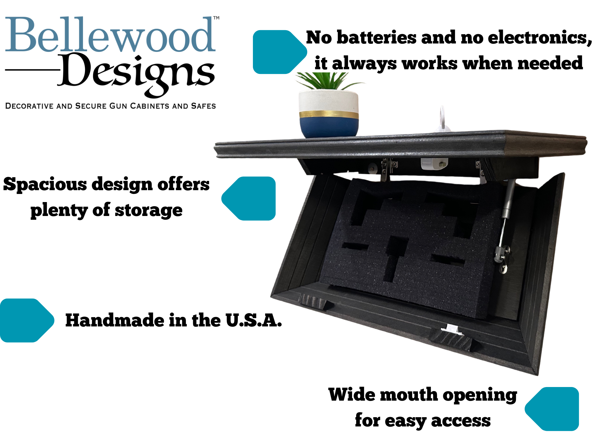 Hidden Gun Storage by Bellewood Designs - product image 3 for Resin Society