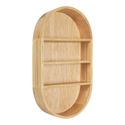 Hutton Wood Capsule Wall Shelf by kateandlaurel - main product image for Resin Society