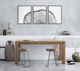 Sylvie Tree Rings Set Framed Canvas by kateandlaurel - product image 10 for Resin Society
