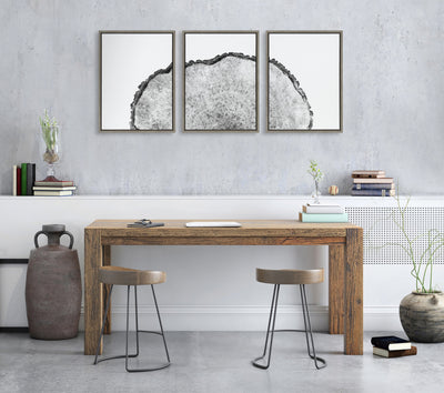 Sylvie Tree Rings Set Framed Canvas by kateandlaurel - product image 10 for Resin Society