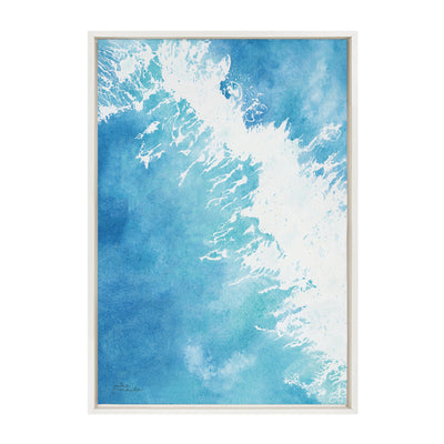 Sylvie Into the Blue Framed Canvas by kateandlaurel - product image 2 for Resin Society