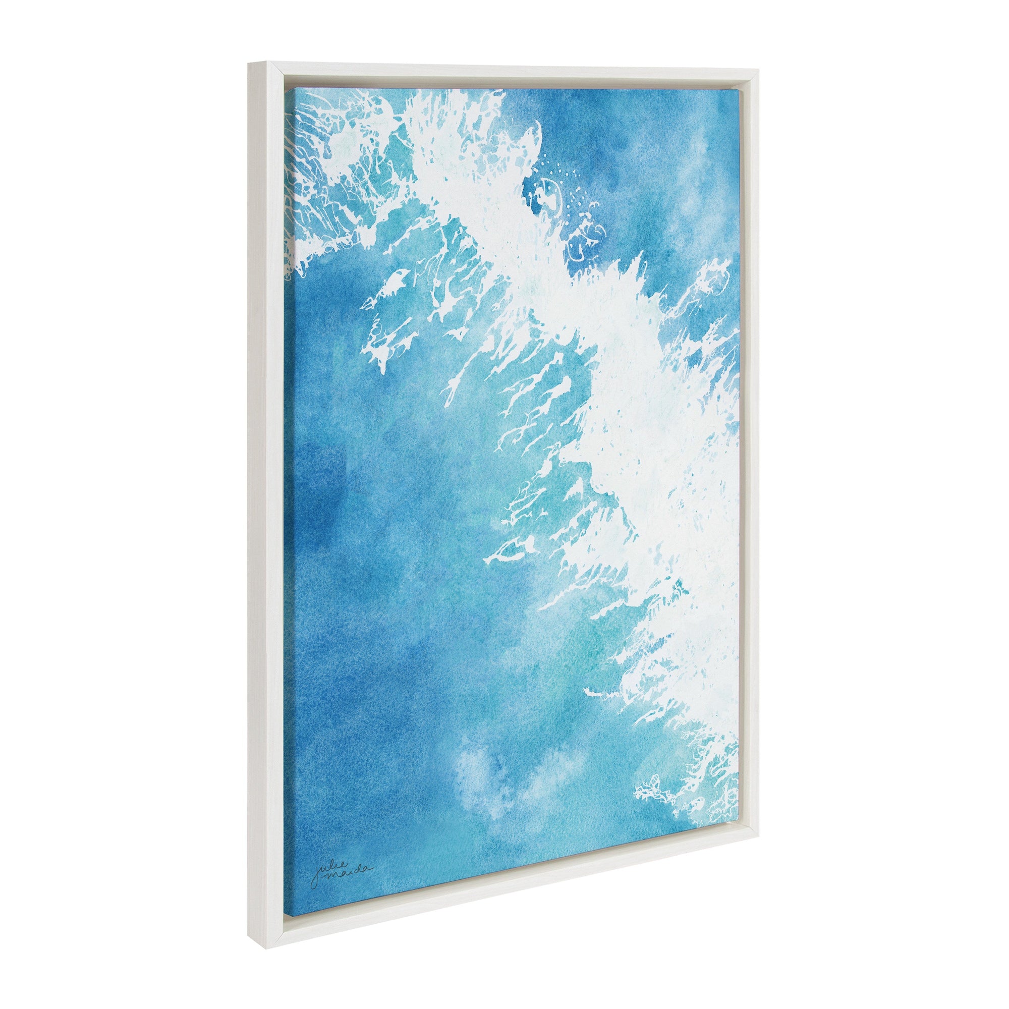 Sylvie Into the Blue Framed Canvas by kateandlaurel - product image 7 for Resin Society