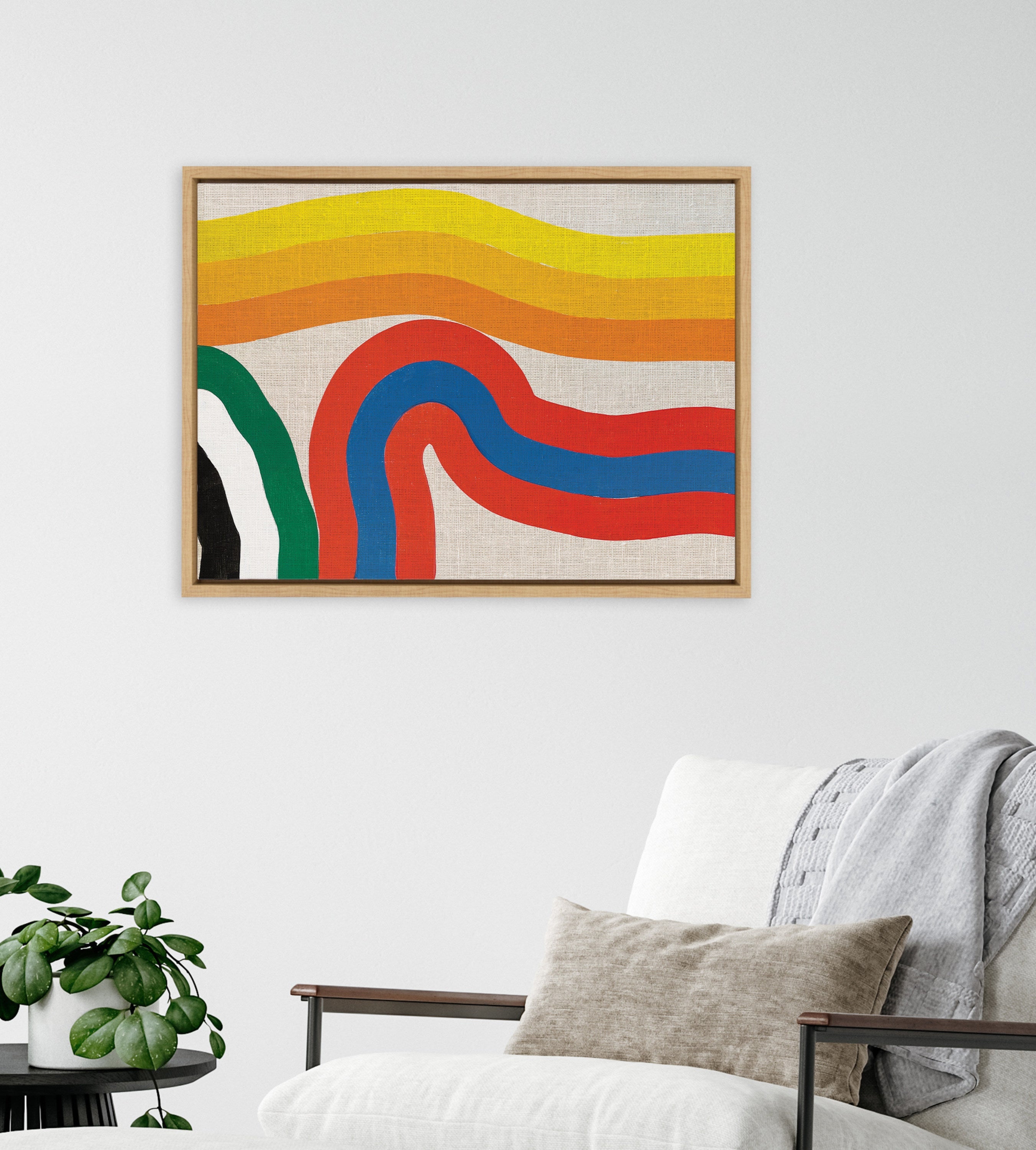 Sylvie It Depends on What You See Framed Canvas by Amber Vittoria