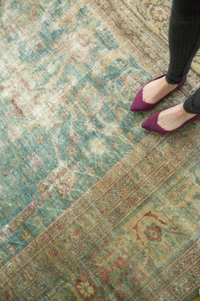 10x11 Antique Mahal Square Carpet by Old New House® - product image 2 for Resin Society
