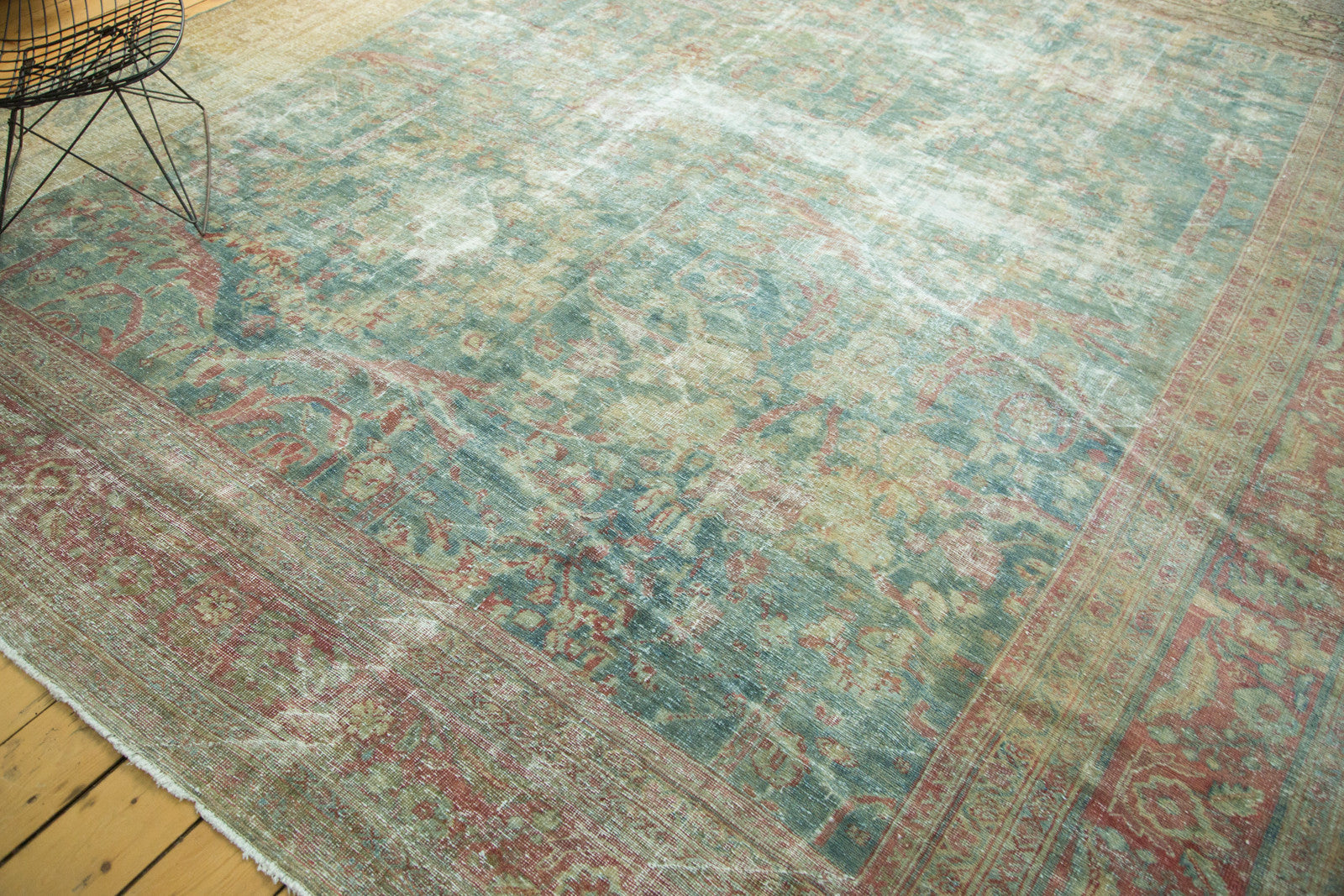 10x11 Antique Mahal Square Carpet by Old New House® - product image 9 for Resin Society