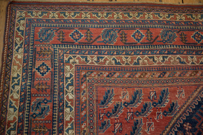 RESERVED 7.5x16 Vintage Afshar Carpet Runner