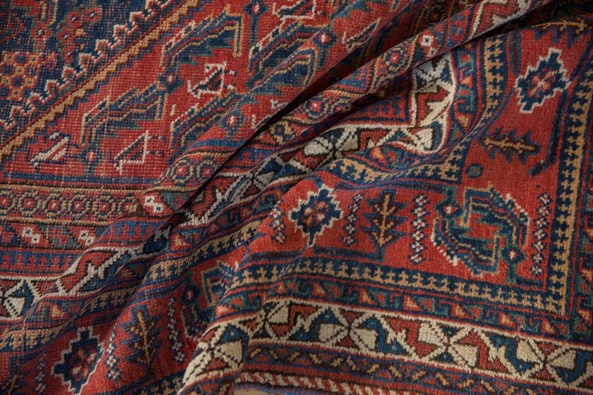 RESERVED 7.5x16 Vintage Afshar Carpet Runner