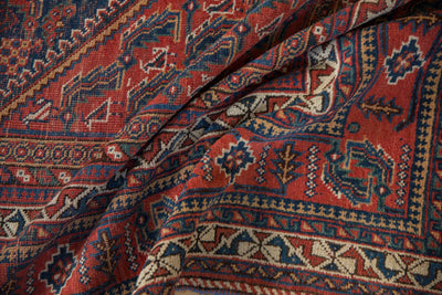 RESERVED 7.5x16 Vintage Afshar Carpet Runner