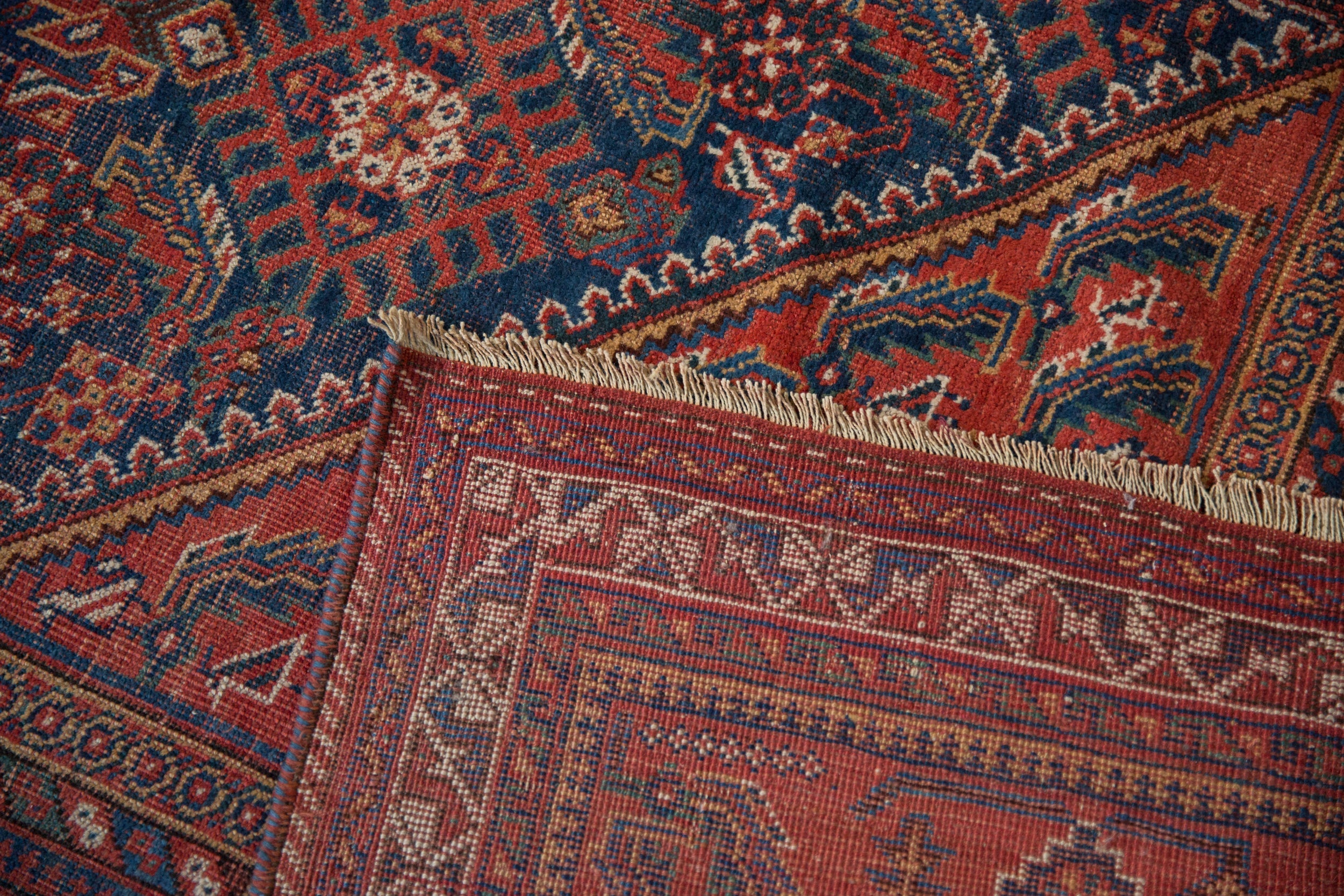 RESERVED 7.5x16 Vintage Afshar Carpet Runner