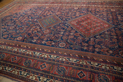 RESERVED 7.5x16 Vintage Afshar Carpet Runner