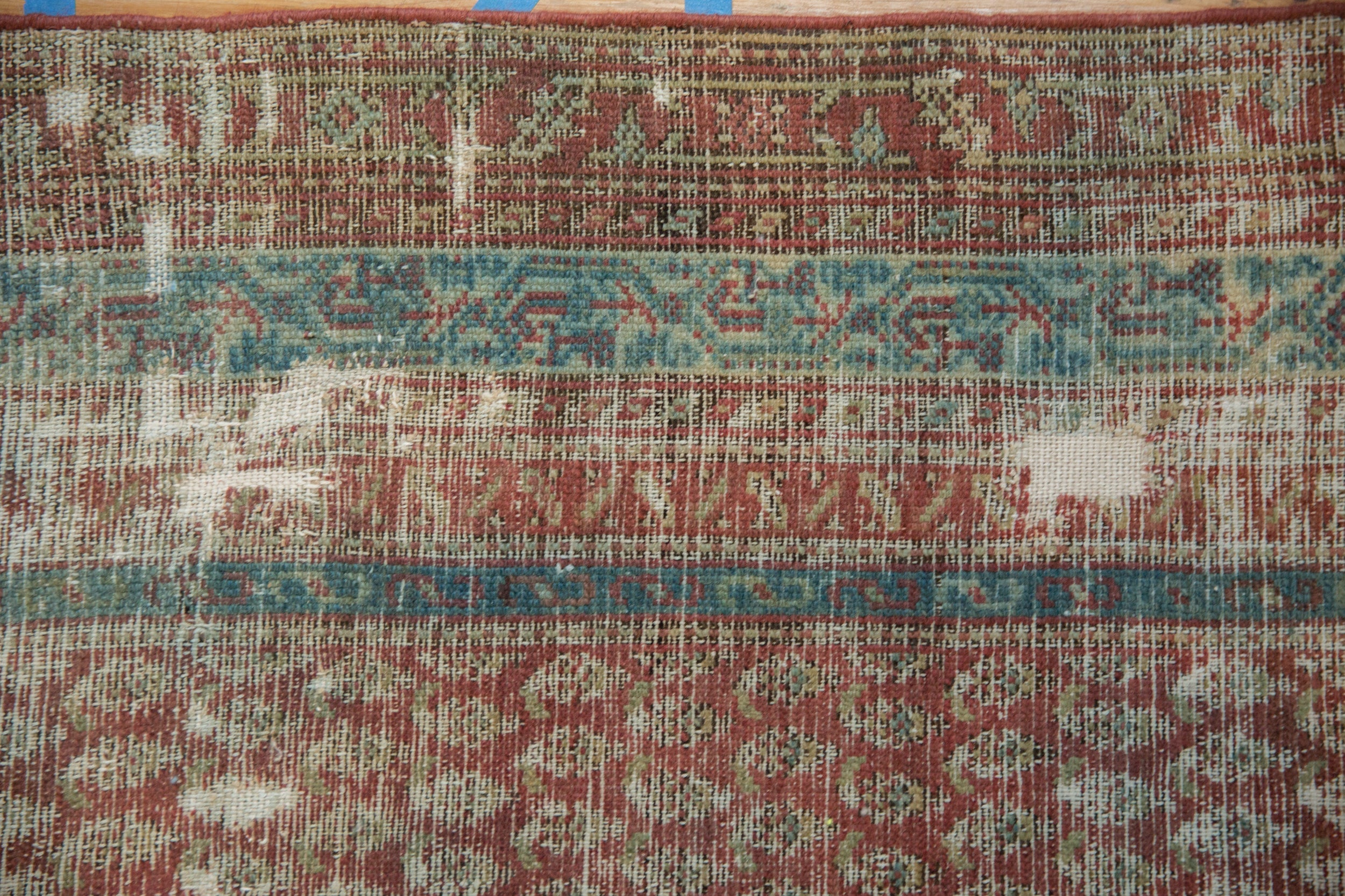 6.5x16.5 Antique Distressed Malayer Rug Runner by Old New House® - product image 6 for Resin Society