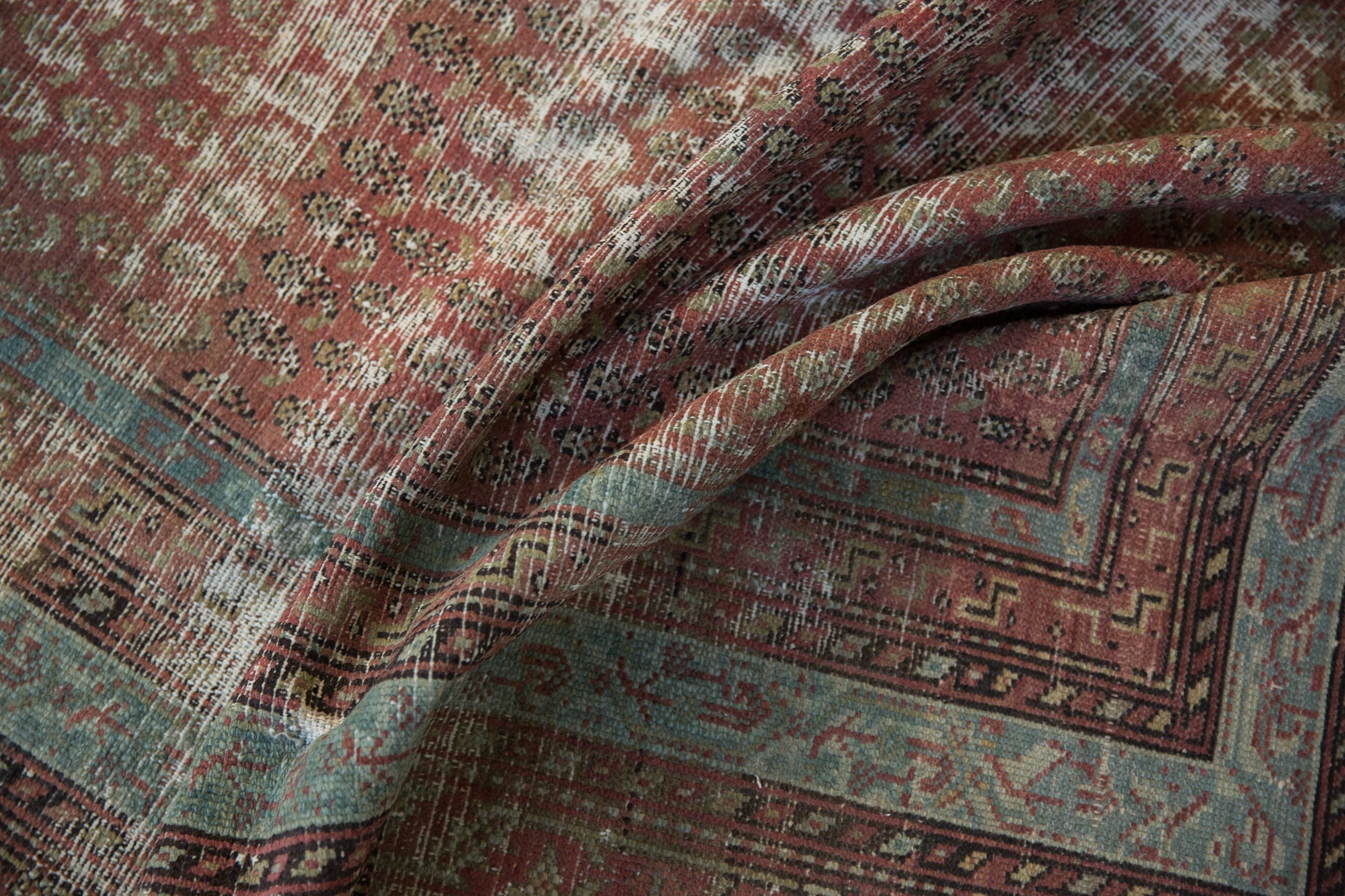 6.5x16.5 Antique Distressed Malayer Rug Runner by Old New House® - product image 12 for Resin Society