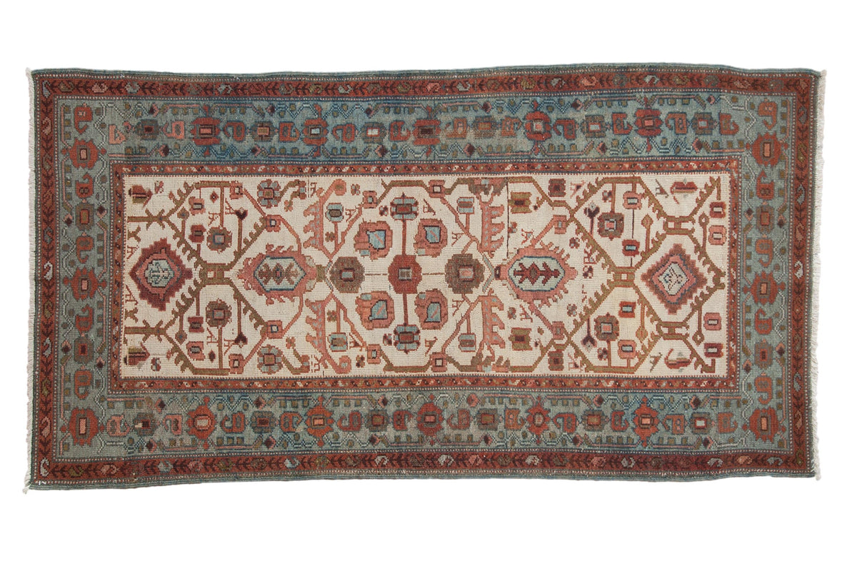 3x6 Vintage Distressed Hamadan Rug Runner by Old New House® - main product image for Resin Society