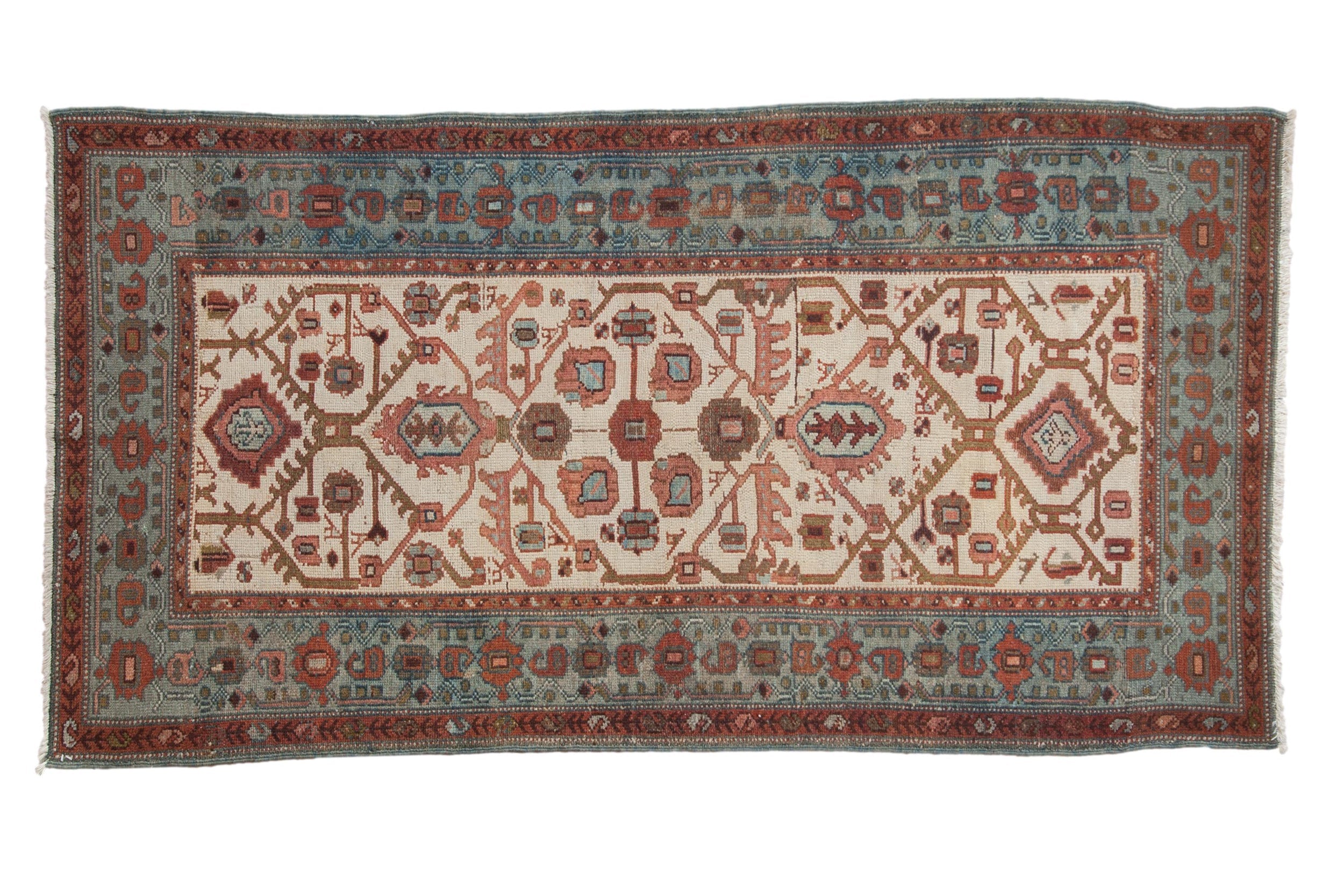 3x6 Vintage Distressed Hamadan Rug Runner by Old New House® - main product image for Resin Society