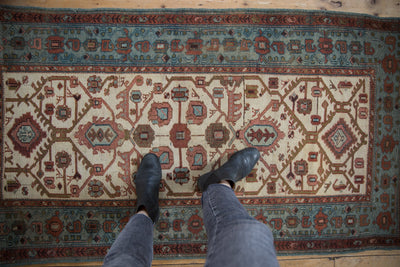 3x6 Vintage Distressed Hamadan Rug Runner by Old New House® - product image 2 for Resin Society