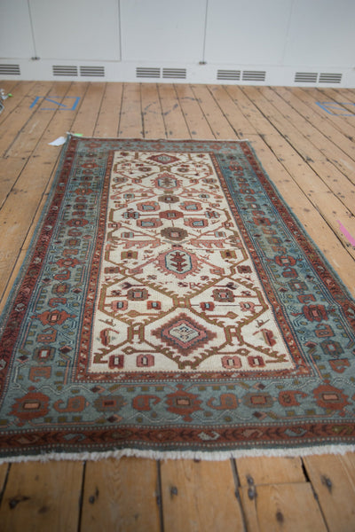 3x6 Vintage Distressed Hamadan Rug Runner by Old New House® - product image 3 for Resin Society