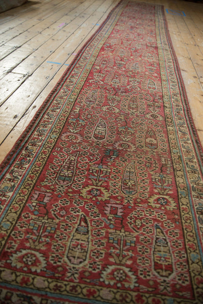 3x14.5 Vintage Distressed Fragment Malayer Rug Runner by Old New House® - product image 7 for Resin Society