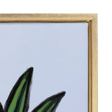 Sylvie Leopard Hat Framed Canvas by kateandlaurel - product image 3 for Resin Society