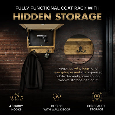 Family Tree Gun Safe Coat Rack by Bellewood Designs - product image 3 for Resin Society