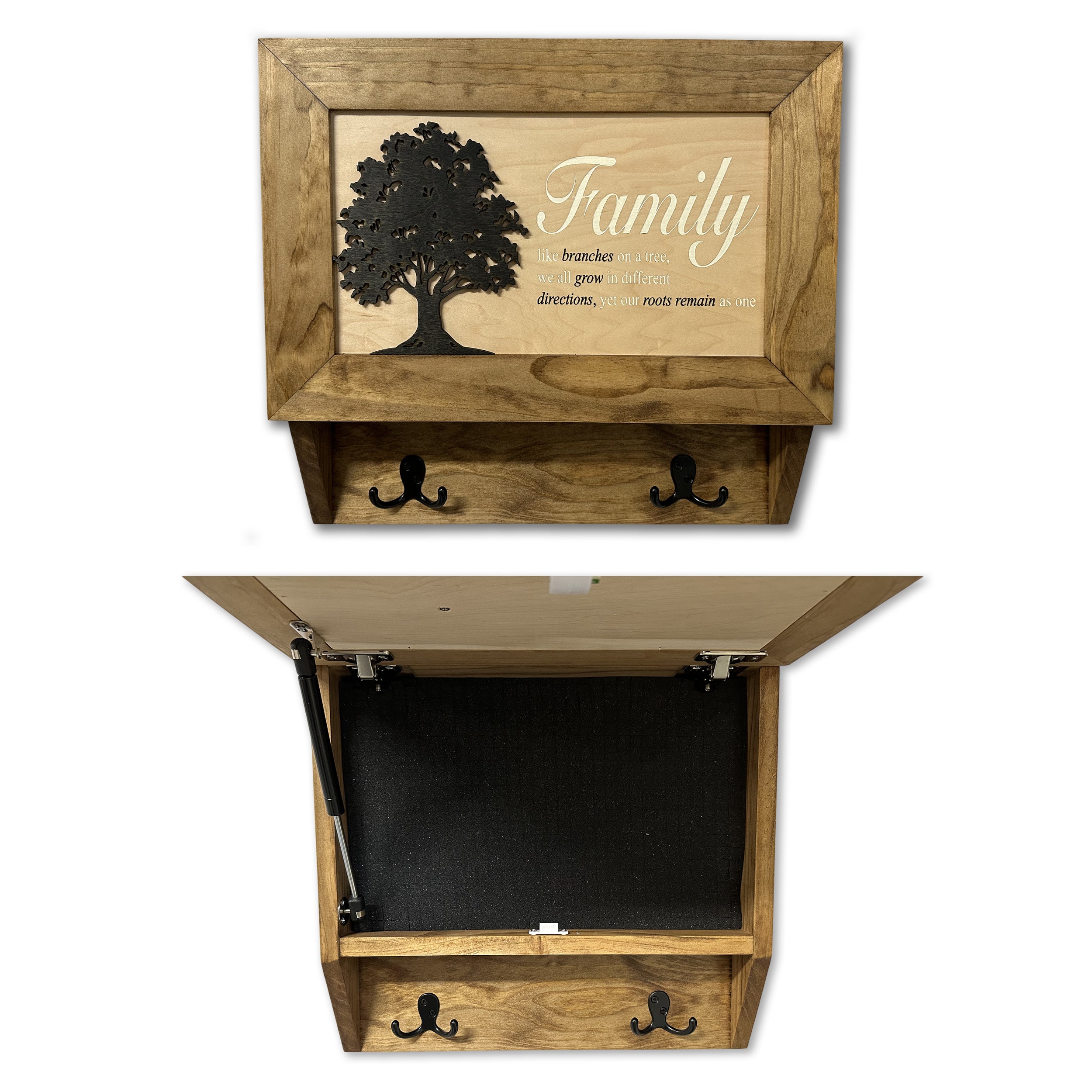 Family Tree Gun Safe Coat Rack by Bellewood Designs - main product image for Resin Society