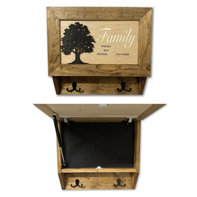 Family Tree Gun Safe Coat Rack by Bellewood Designs - main product image for Resin Society