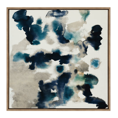 Sylvie Gilded Watercolor Framed Canvas