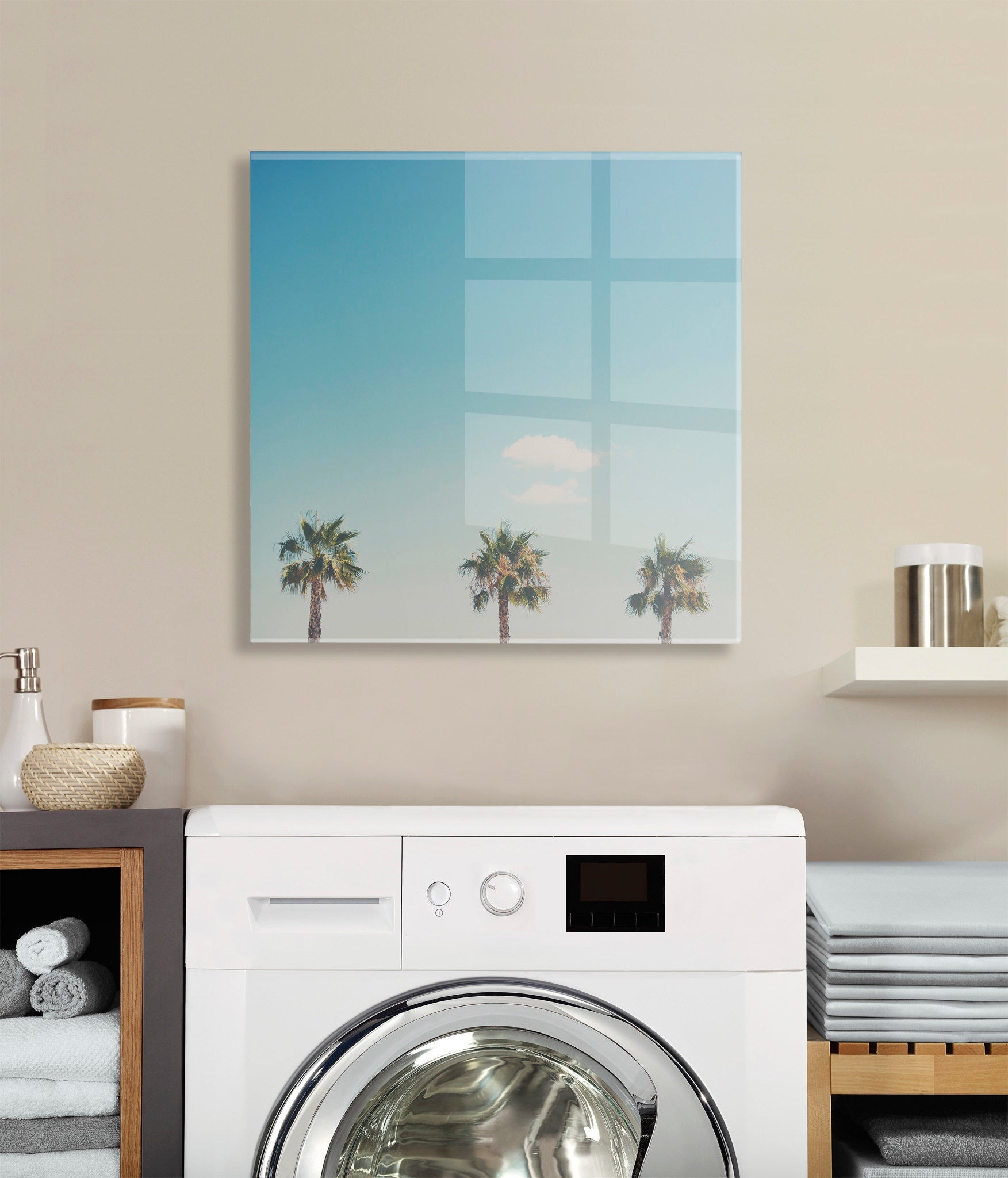 A Trio Of Palm Trees Floating Acrylic Art by kateandlaurel - product image 8 for Resin Society