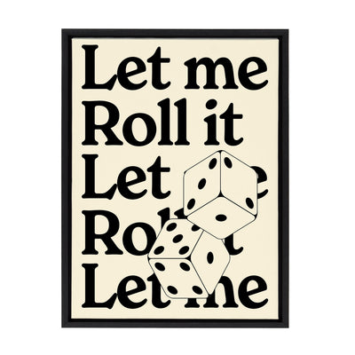 Sylvie Let Me Roll It Framed Canvas by Alli Standefer