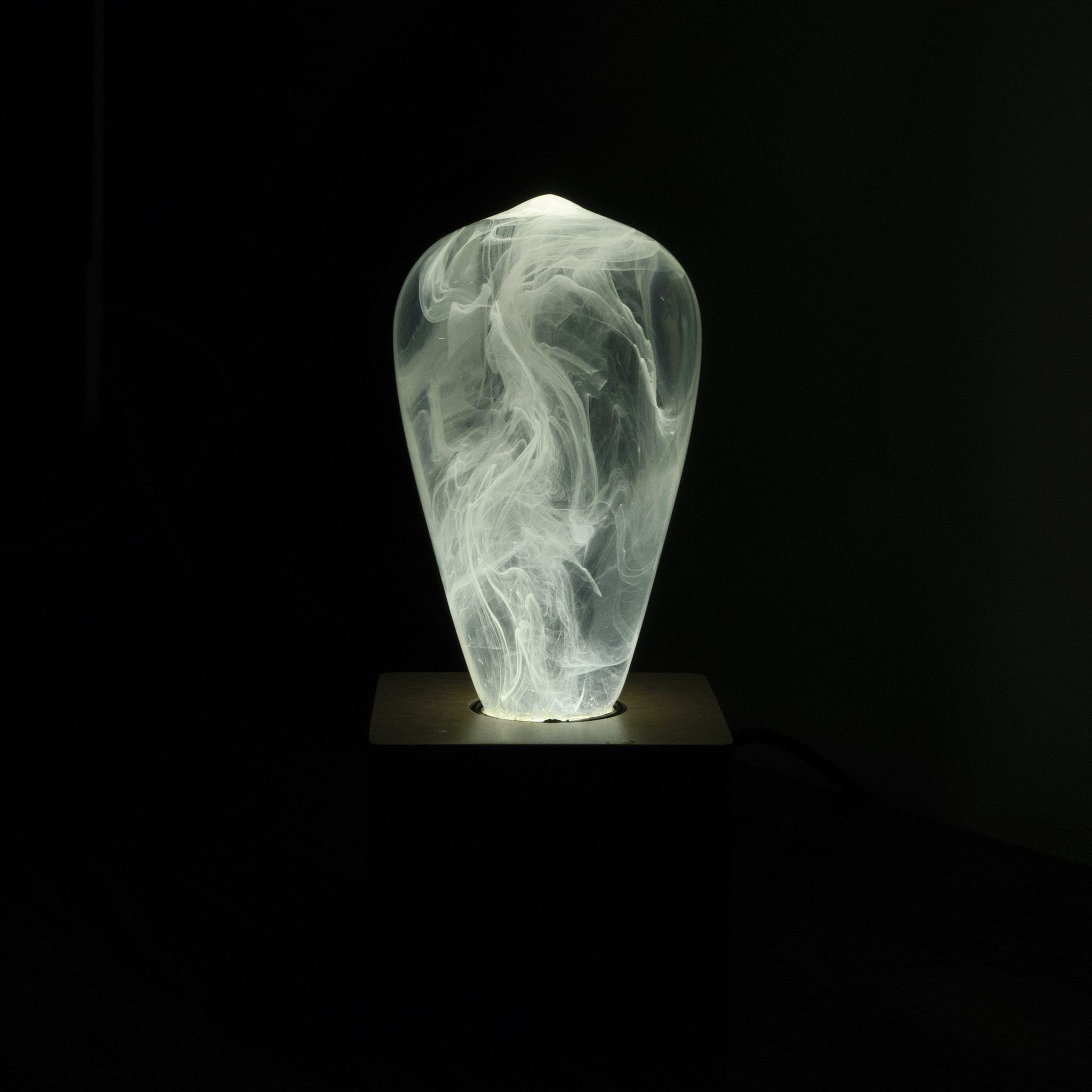 EP Light Snow Decorative Resin LED Bulb with unique handcrafted resin design