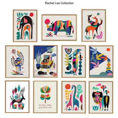 Sylvie Great Love Framed Canvas by kateandlaurel - product image 6 for Resin Society