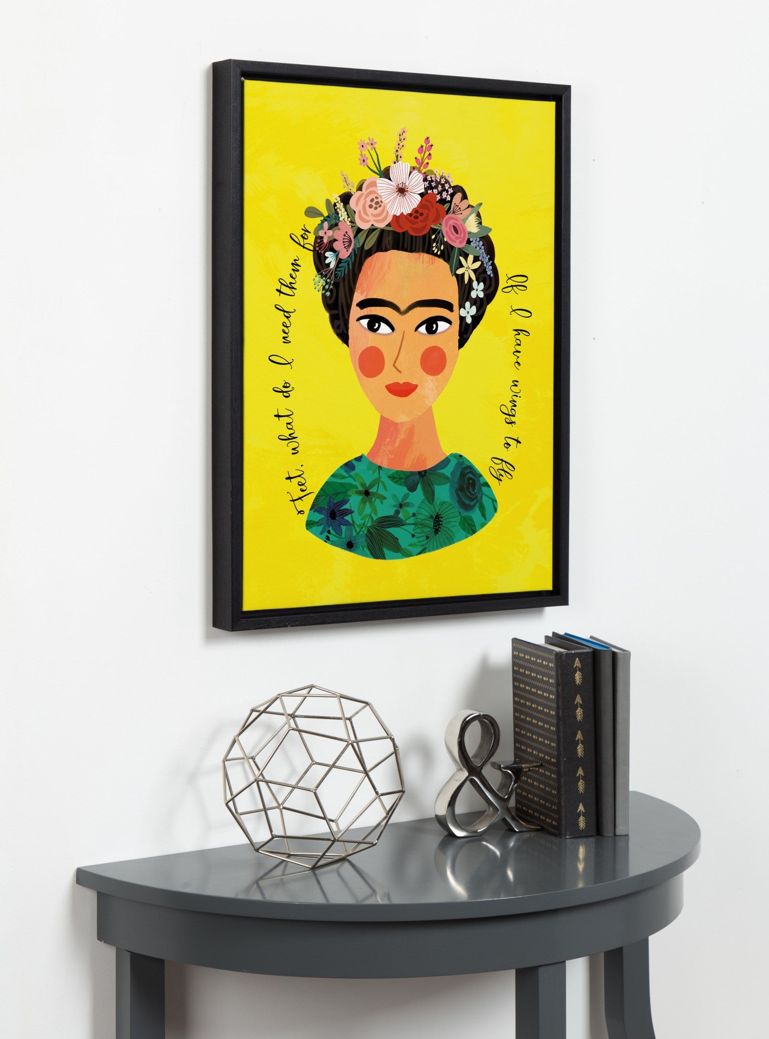 Sylvie Frida Framed Canvas By Mia Charro by kateandlaurel - product image 7 for Resin Society