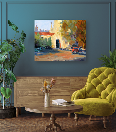 Spanish Chapel Artist Enhanced Canvas Print by John Beard Collection - product image 3 for Resin Society