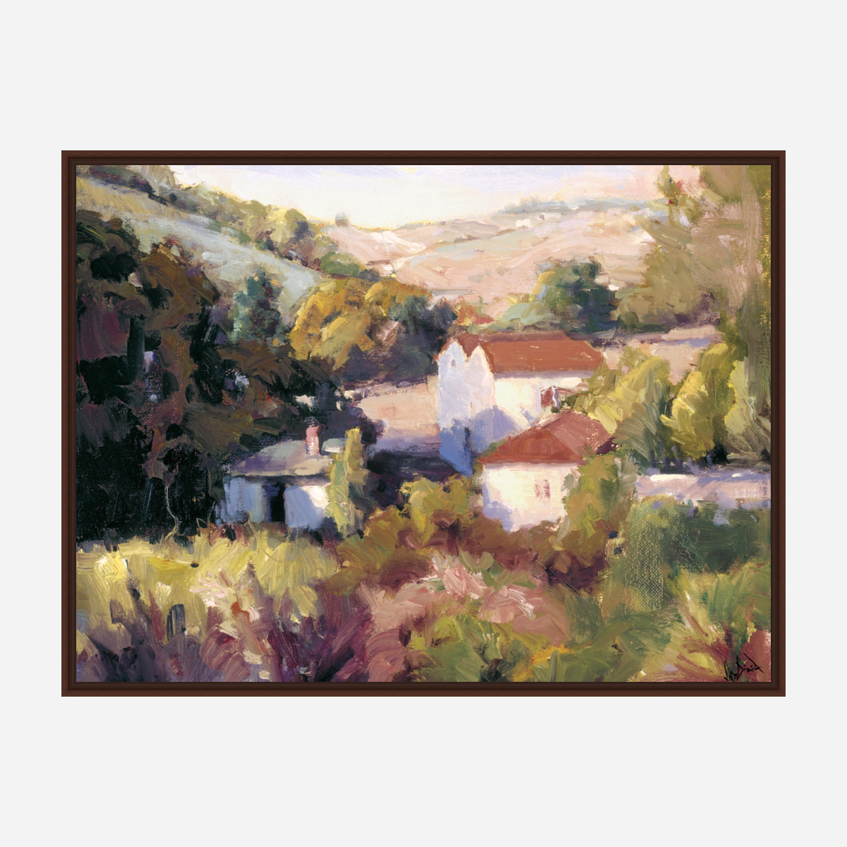Spanish Hills Artist Enhanced Canvas Print by John Beard Collection - product image 7 for Resin Society