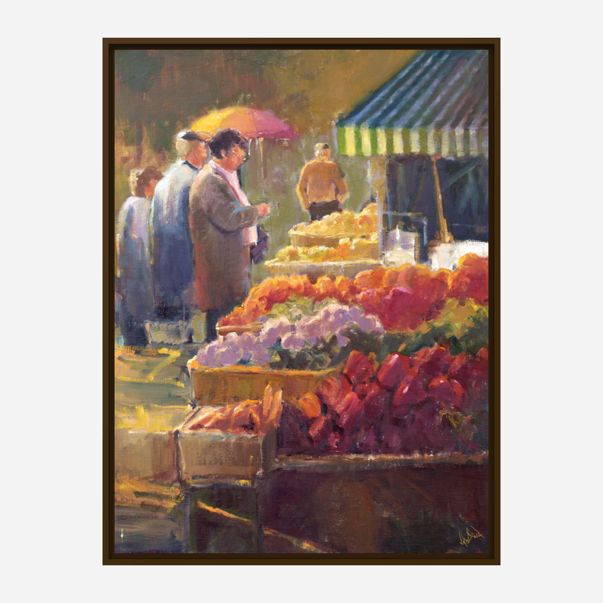 Spanish Market Artist Enhanced Canvas Print by John Beard Collection - product image 7 for Resin Society
