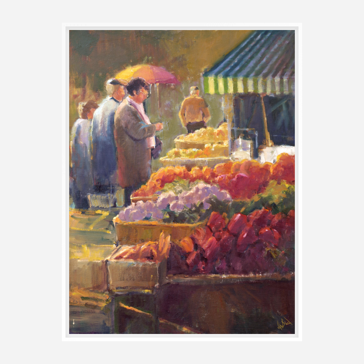 Spanish Market Artist Enhanced Canvas Print by John Beard Collection - product image 6 for Resin Society