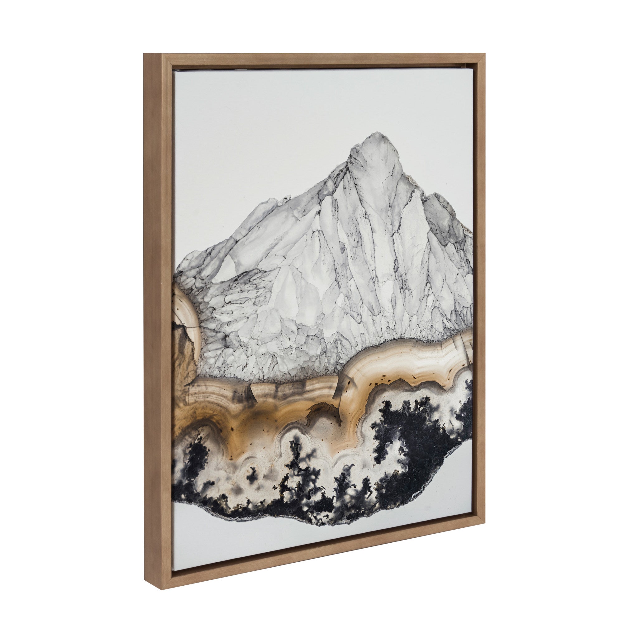 Sylvie Ancient History Framed Canvas by kateandlaurel - product image 2 for Resin Society