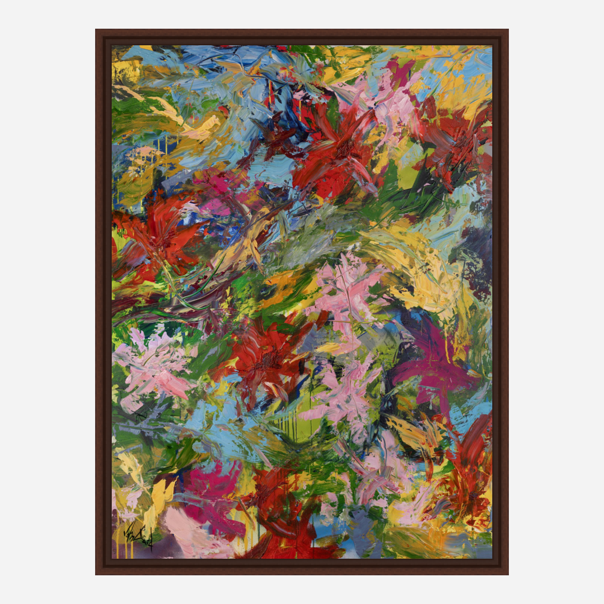 Spring Blooms Artist Enhanced Canvas Print by John Beard Collection - product image 7 for Resin Society