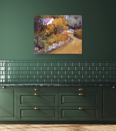 Spring Flowers Artist Enhanced Canvas Print by John Beard Collection - product image 2 for Resin Society