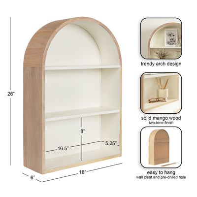 Arcott Arch Wall Shelf by kateandlaurel