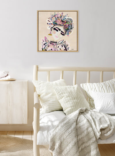 Sylvie LuLu Framed Canvas by Inkheart Designs