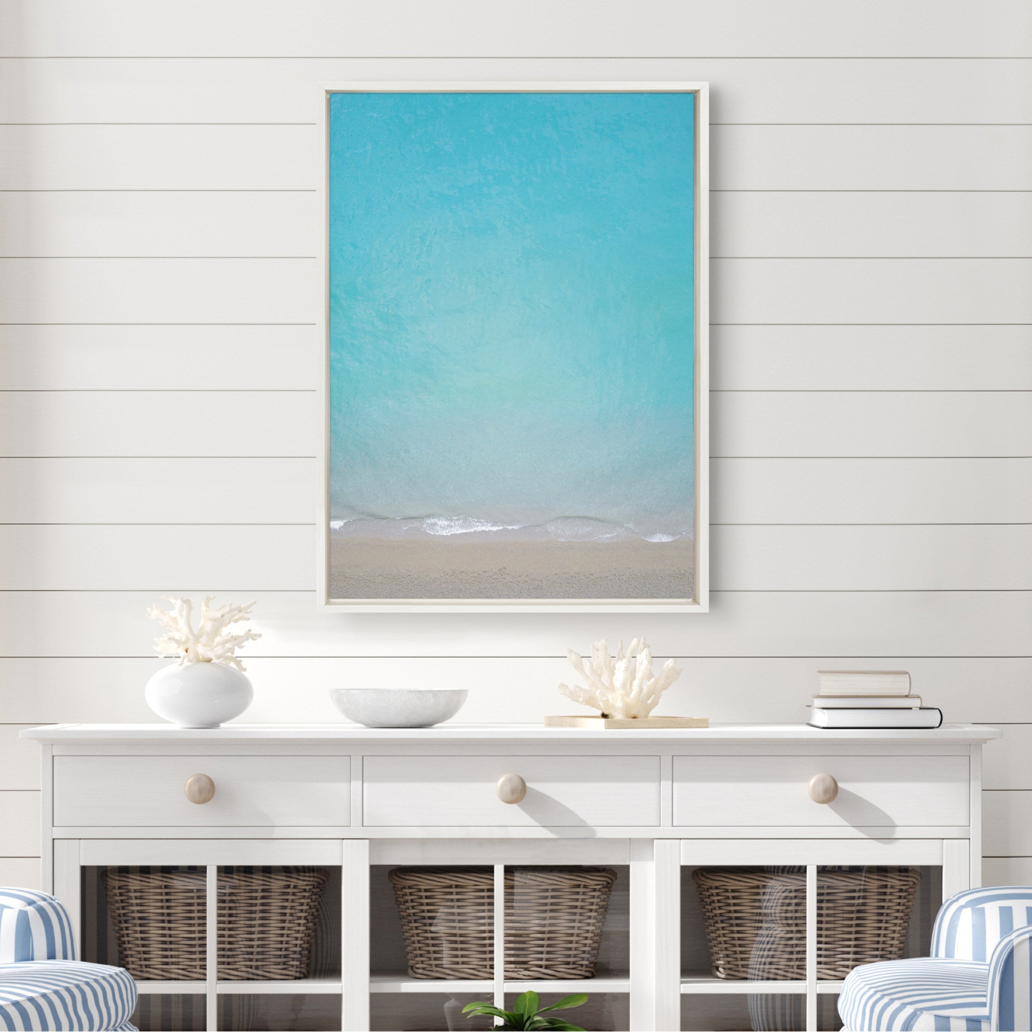 Sylvie Postiano 7 Framed Canvas by Rachel Bolgov by kateandlaurel - product image 7 for Resin Society