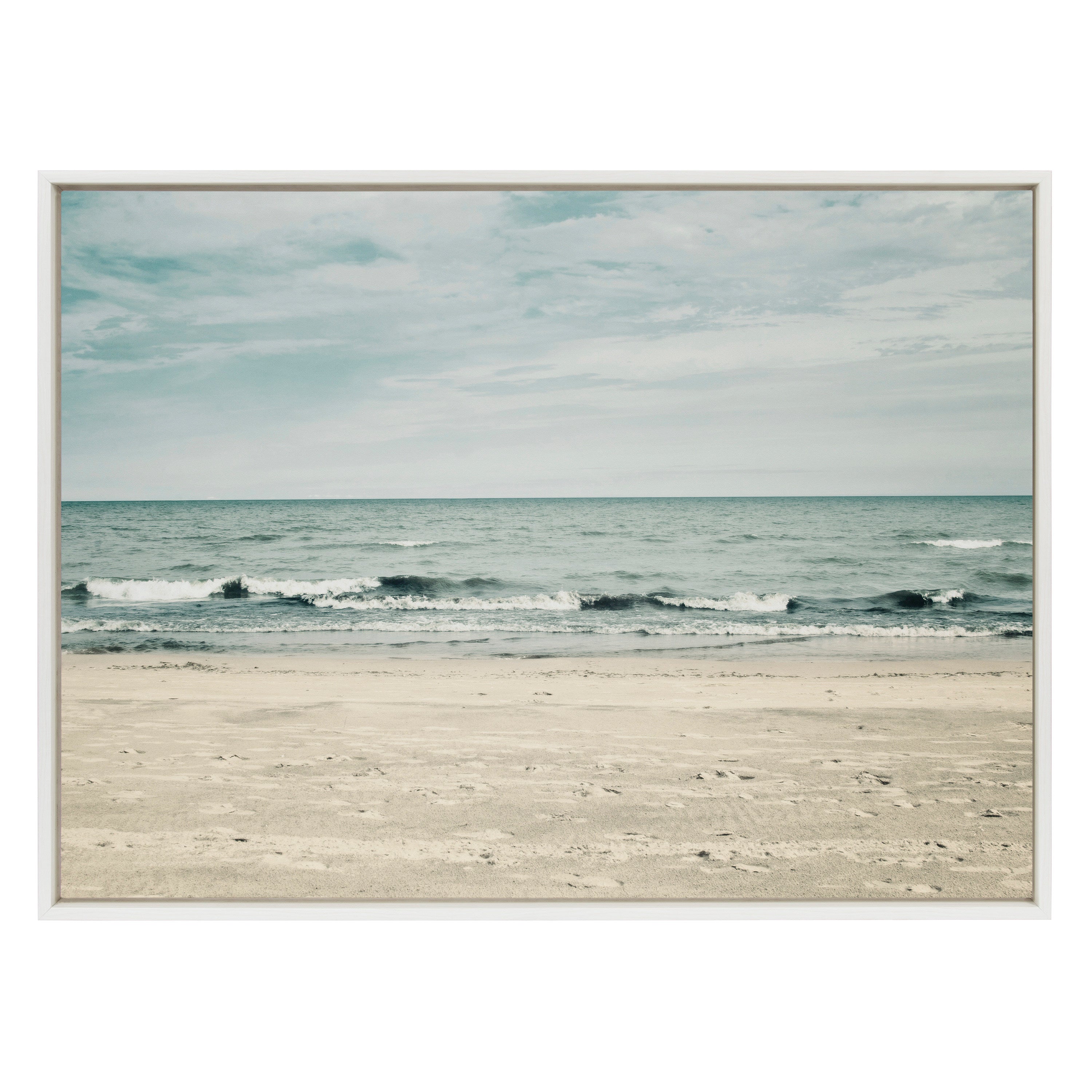 Sylvie Beach 2 Framed Canvas by kateandlaurel - product image 13 for Resin Society