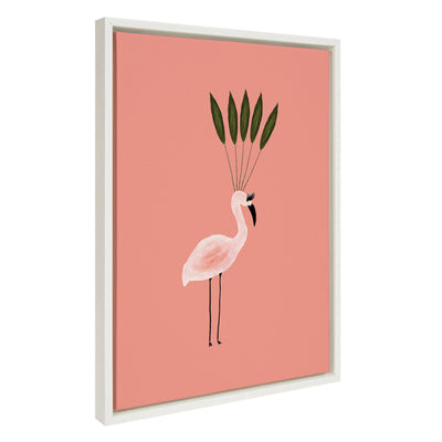 Sylvie Leaf Crown Framed Canvas by kateandlaurel - product image 2 for Resin Society