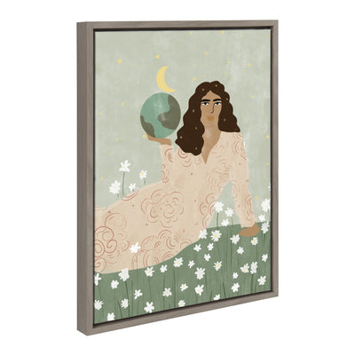 Sylvie God Is A Woman Framed Canvas by kateandlaurel - product image 2 for Resin Society