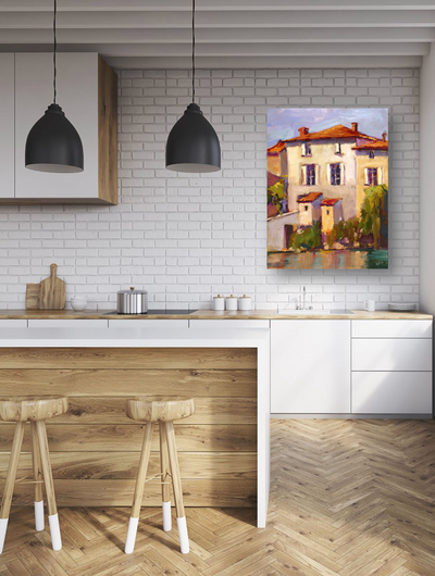 St. Savignon Artist Enhanced Canvas Print by John Beard Collection - product image 2 for Resin Society