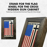 American Flag Hidden Gun Storage Cabinet by Bellewood Designs - product image 7 for Resin Society